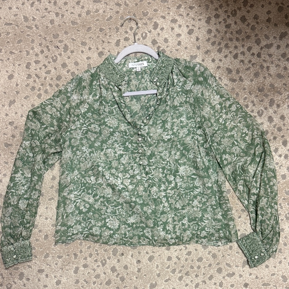 Intermix silk blouse size 10